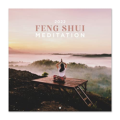 Grupo Erik Feng Shui Kalender 2022 Wandkalender 2022 Groß für 16 Monate, CP22029, Grau von Grupo Erik