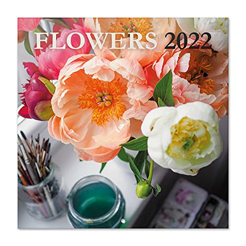 Grupo Erik Flowers Kalender 2022 Wandkalender 2022 Groß für 16 Monate von Grupo Erik