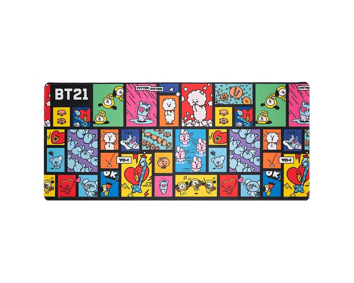 Grupo Erik Gaming Mauspad BT21 Game Mat XL Mouse Pad für Tastatur von Grupo Erik