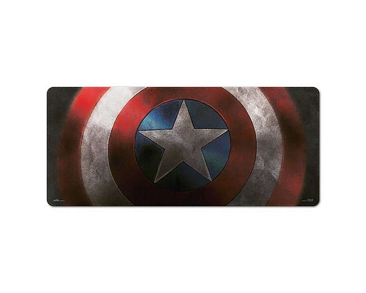 Grupo Erik Gaming Mauspad Captain America Schild Game XL Mouse Pad für Tastatur von Grupo Erik