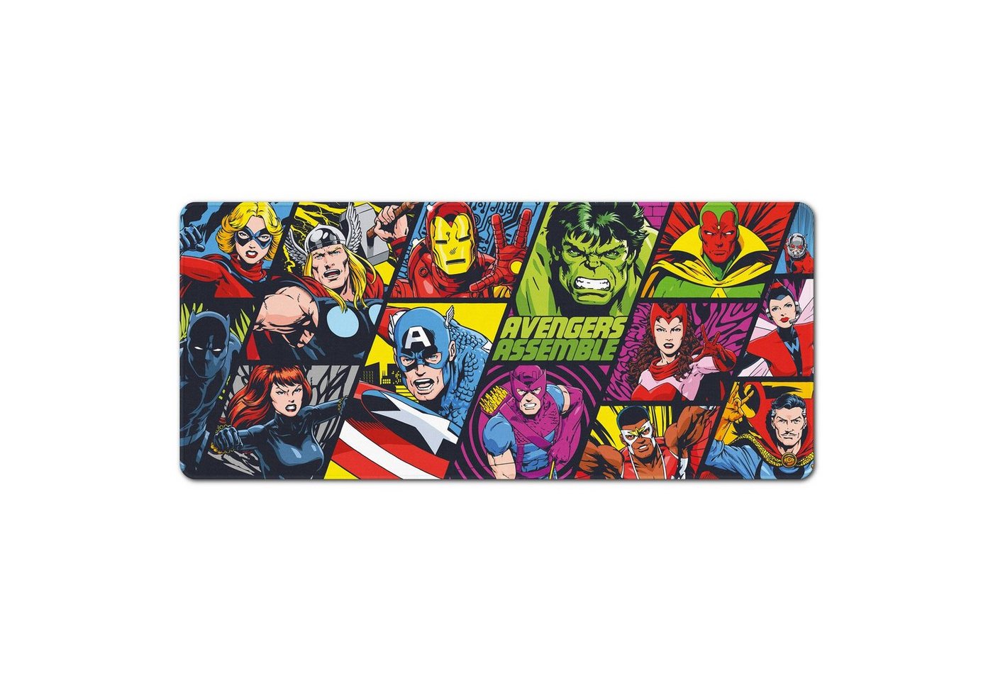 Grupo Erik Gaming Mauspad Marvel Avengers Characters XL Mouse Pad für Tastatur von Grupo Erik