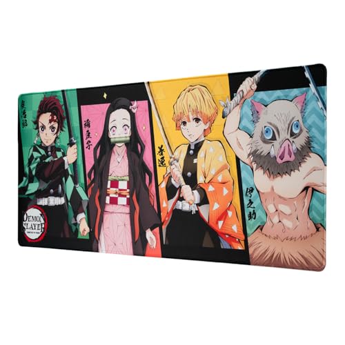 Grupo Erik Gaming Mauspad XXL Demon Slayer Manga Mousepad Groß - Gaming Mousepad XXL - Mauspad Gaming - rutschfeste Unterseite Wasserabweisend und verstärkte Kanten - Demon Slaye Fanartikel Kobalt Grupo Erik Gaming Mauspad XXL Demon Slayer Manga Mousepad Groß - Gaming Mousepad XXL - Mauspad Gaming - rutschfeste Unterseite Wasserabweisend und verstärkte Kanten - Demon Slaye Fanartikel Kobalt von Grupo Erik
