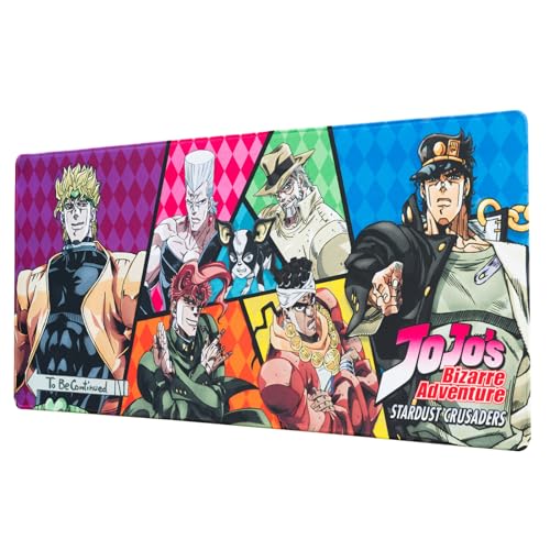 Grupo Erik Gaming Mauspad XXL Jojos Bizarre Adventure Gaming Mousepad XXL rutschfest und Wasserabweisend Mauspad Groß - Mouse Pad XXL Gaming Schreibtischunterlage PC Zubehör Gaming von Grupo Erik