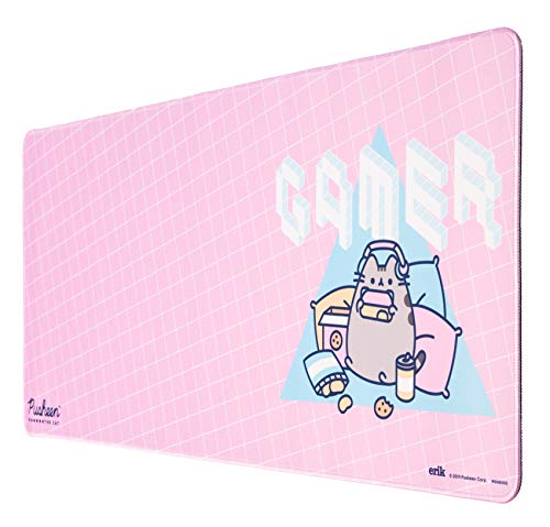 Grupo Erik Gaming Mauspad XXL Pusheen Mauspad Pink - Gaming Mousepad XXL rutschfest und Wasserabweisend Mauspad Groß - Mouse Pad XXL Gaming Schreibtischunterlage PC Zubehör Gaming von Grupo Erik