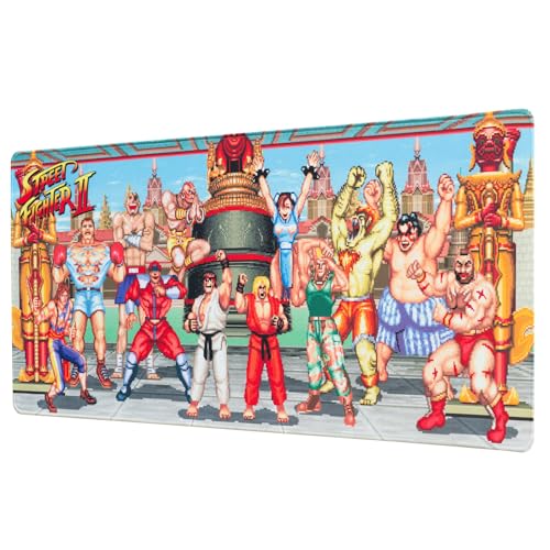 Grupo Erik Gaming Mauspad XXL Street Fighter Gaming Mousepad XXL rutschfest und Wasserabweisend Mauspad Groß - Mouse Pad XXL Gaming Schreibtischunterlage PC Zubehör Gaming von Grupo Erik