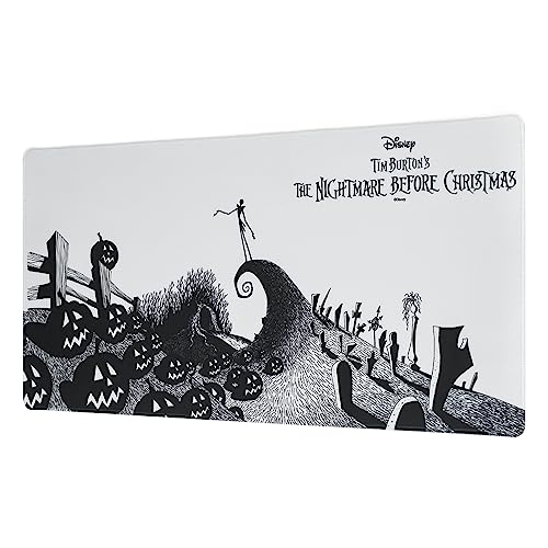 Grupo Erik Gaming Mauspad XXL The Nightmare Before Christmas Mousepad XXL rutschfest und Wasserabweisend Mauspad Groß - Mouse Pad XXL Gaming Schreibtischunterlage PC Zubehör Gaming Disney Fanartikel von Grupo Erik