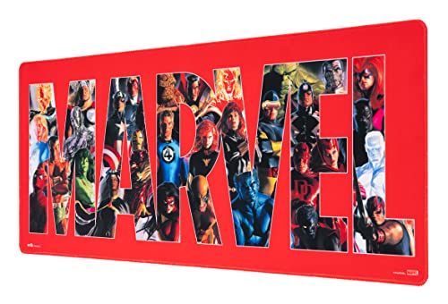 Grupo Erik Gaming Mauspad XXL Timeless Avengers Marvel - Gaming Mousepad XXL - Mauspad Gaming - Rutschfeste Unterseite, Wasserabweisend und verstärkte Kanten - Marvel Fanartikel von Grupo Erik