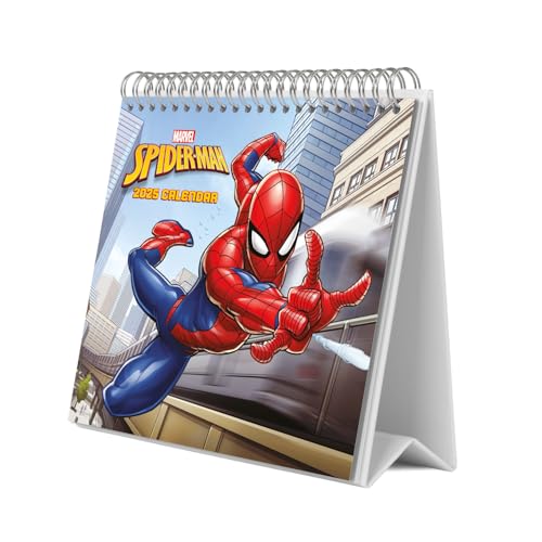 Grupo Erik Kalender 2025 Tischkalender Marvel Spiderman Kalender 2025 Familienplaner Tischkalender 2025 zum Aufstellen 20 x 17 cm Jahreskalender 2025 - Offizieller Marvel Fanartikel Grupo Erik Kalender 2025 Tischkalender Marvel Spiderman Kalender 2025 Familienplaner Tischkalender 2025 zum Aufstellen 20 x 17 cm Jahreskalender 2025 - Offizieller Marvel Fanartikel von Grupo Erik