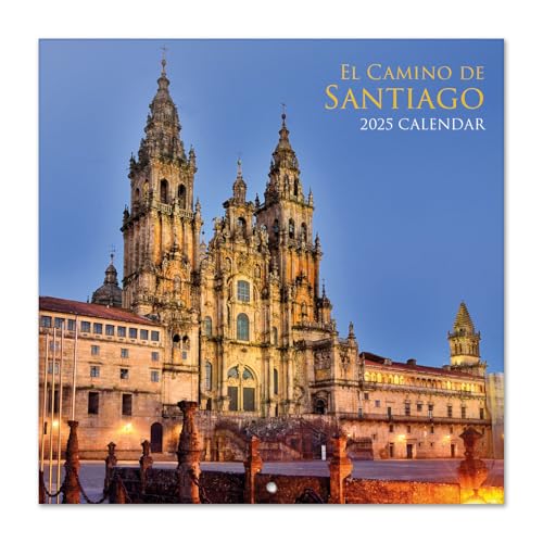 Kalender 2025 Wandkalender 2025 Grupo Erik Jakobsweg Kalender 2025 Familienplaner 30 x 30 cm 12 Monate Jahreskalender Familienkalender 2025 von Grupo Erik