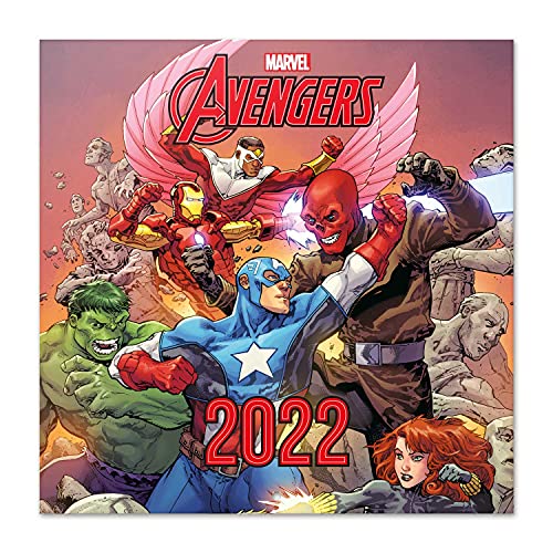 Grupo Erik Marvel Avengers Kalender 2022 Wandkalender 2022 Groß für 12 Monate mit Geschenk Poster von Grupo Erik