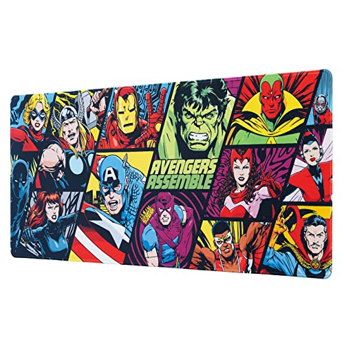 Grupo Erik Mausepad XXL Marvel Figuren Gaming Mousepad XXL rutschfest und Wasserabweisend Mauspad Groß - Mouse Pad XXL Gaming Schreibtischunterlage PC Zubehör Gaming von Grupo Erik