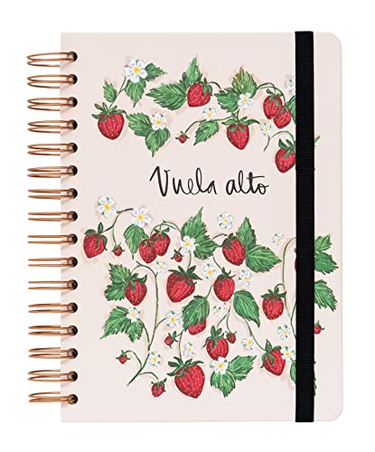 Grupo Erik Notizbuch A5 Blanko Ana Marin - Hard Cover Notizblock A5 Ringbuch A5 Tagebuch für Erwachsene und Kinder mit Spiralbindung von Grupo Erik