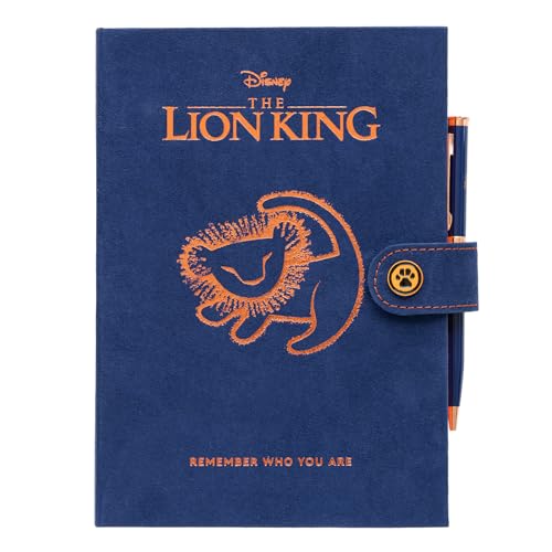 Grupo Erik Premium Notizbuch mit Stift Disney der König der Löwen Notizbuch A5 Dotted - Notizbuch Klein - Reisetagebuch zum selberschreiben - Bullet Journal Dotted A5 Tagebuch Disney Fanartikel von Grupo Erik