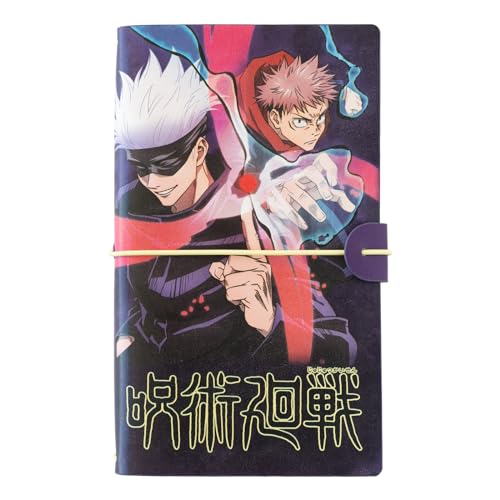 Grupo Erik Reisetagebuch zum Selberschreiben Jujutsu Kaisen Manga Bullet Journal Dotted Notizbuch Leder (synthetisch) Tagebuch für Erwachsene Kinder Notizbuch Klein Zeichenbuch Skizzenbuch Notizbuch von Grupo Erik