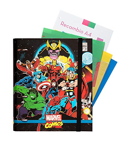 Grupo Erik Ringbuch A4 - Marvel Comics Avengers - Ordner Set mit Trennblättern von Grupo Erik