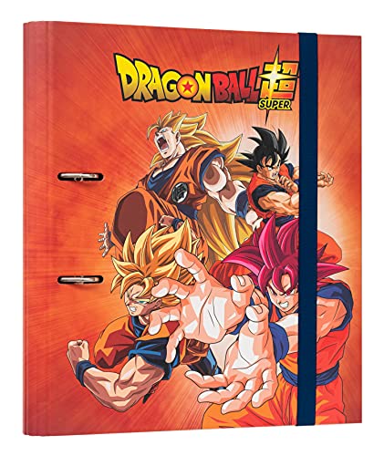 Grupo Erik Ringordner - Ordner A4 Premium Dragon Ball - Goku Aktenordner 2 Ringe - Manga Ringbuch DIN A4 - Ordner für Ihre Dokumente, die Schule, die Ausbildung oder das Studium von Grupo Erik