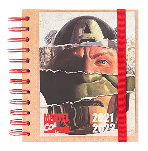 Grupo Erik Schulplaner 2021 2022 Marvel Classic - Ringbuch Kalender 2021-2022 - Terminkalender 2021 2022 Tagesplaner Terminplaner, ADPM2104, Beige Grupo Erik Schulplaner 2021 2022 Marvel Classic - Ringbuch Kalender 2021-2022 - Terminkalender 2021 2022 Tagesplaner Terminplaner, ADPM2104, Beige von Grupo Erik