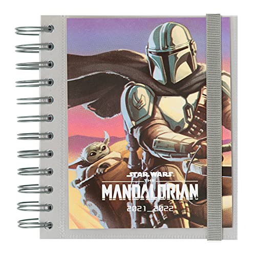 Grupo Erik Schulplaner 2021 2022 The Mandalorian Child - Ringbuch Kalender 2021-2022 Baby Yoda Grogu - Terminkalender 2021 2022 Tagesplaner Terminplaner von Grupo Erik