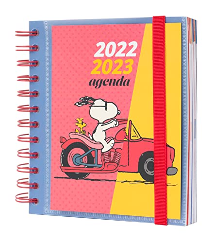 Grupo Erik Schulplaner 2022 2023, Snoopy Schulkalender 2022 2023, Schülerkalender, Studentenkalender, Terminkalender 14x16 cm, ein Tagesplaner für ein erfolgreiches Schuljahr von Grupo Erik