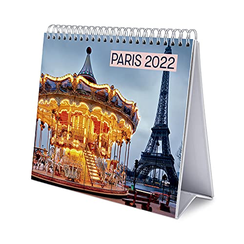 Grupo Erik Tischkalender 2022 - Paris Kalender 2022 Tischkalender - Tischplaner 2022 Planer 2022 von Grupo Erik