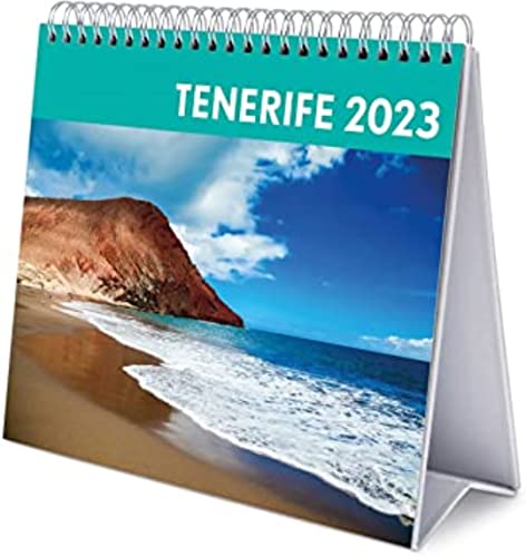Grupo Erik Tischkalender 2023 - Teneriffa Kalender 2023 Tischkalender - Tischkalender 2023 Quer Format - Tischkalender 2023 zum Aufstellen - FSC zertifiziert - Offizielle Lizenz, CS23030 von Grupo Erik