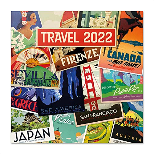 Grupo Erik Travel Kalender 2022 Wandkalender 2022 Groß für 16 Monate von Grupo Erik