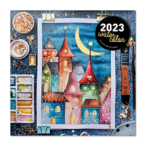 Grupo Erik Wandkalender 2023, Aquarelle Wandkalender, Kalender zum Aufhängen, Kalender 2023 Wandkalender, Familienkalender 2023, offizielle Lizenz, FSC zertifiziert von Grupo Erik