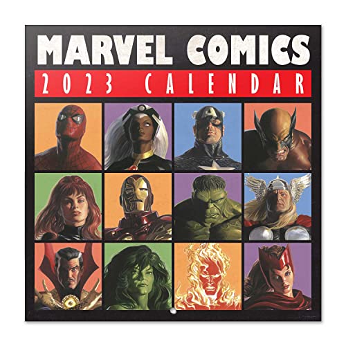Grupo Erik Wandkalender 2023, Marvel Comics Jahreskalender 2023, Kalender 2023 Wandkalender mit Geschenk Poster, Kalender 2023 zum Aufhängen, offizielle Lizenz, FSC zertifiziert von Grupo Erik