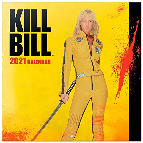 Grupo Erik Wandkalender Kill Bill - Kalender 2021 für 16 Monate, CP21076, gelb von Grupo Erik