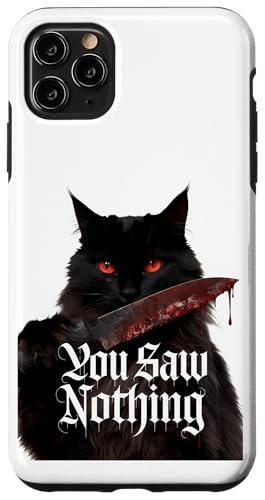 Schwarze Katzen Horror Gothic Halloween Katze Hülle für iPhone 11 Pro Max Schwarze Katzen Horror Gothic Halloween Katze Hülle für iPhone 11 Pro Max von Gruselig Unheimliche Katze Halloween Geschenk