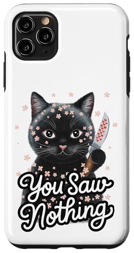 Schwarze Katzen Horror Gothic Halloween Katze Hülle für iPhone 11 Pro Max Schwarze Katzen Horror Gothic Halloween Katze Hülle für iPhone 11 Pro Max von Gruselig Unheimliche Katze Halloween Geschenk