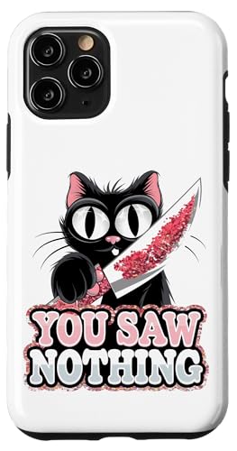 Schwarze Katzen Horror Gothic Halloween Katze Hülle für iPhone 11 Pro Schwarze Katzen Horror Gothic Halloween Katze Hülle für iPhone 11 Pro von Gruselig Unheimliche Katze Halloween Geschenk