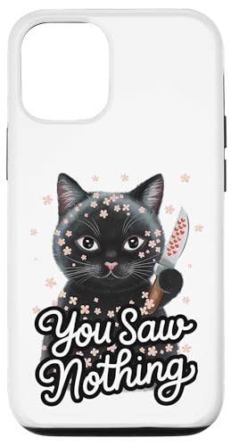 Schwarze Katzen Horror Gothic Halloween Katze Hülle für iPhone 12/12 Pro Schwarze Katzen Horror Gothic Halloween Katze Hülle für iPhone 12/12 Pro von Gruselig Unheimliche Katze Halloween Geschenk