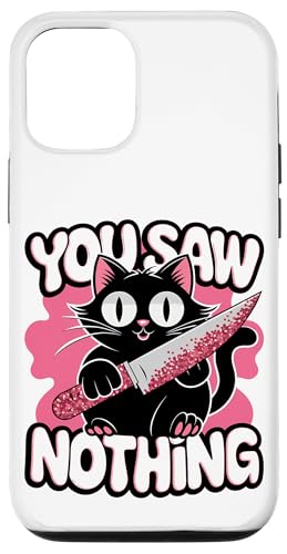 Schwarze Katzen Horror Gothic Halloween Katze Hülle für iPhone 12/12 Pro Schwarze Katzen Horror Gothic Halloween Katze Hülle für iPhone 12/12 Pro von Gruselig Unheimliche Katze Halloween Geschenk
