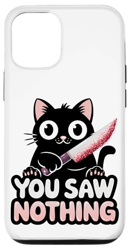 Schwarze Katzen Horror Gothic Halloween Katze Hülle für iPhone 12/12 Pro Schwarze Katzen Horror Gothic Halloween Katze Hülle für iPhone 12/12 Pro von Gruselig Unheimliche Katze Halloween Geschenk