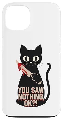 Schwarze Katzen Horror Gothic Halloween Katze Hülle für iPhone 13 Schwarze Katzen Horror Gothic Halloween Katze Hülle für iPhone 13 von Gruselig Unheimliche Katze Halloween Geschenk