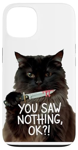 Schwarze Katzen Horror Gothic Halloween Katze Hülle für iPhone 13 Schwarze Katzen Horror Gothic Halloween Katze Hülle für iPhone 13 von Gruselig Unheimliche Katze Halloween Geschenk