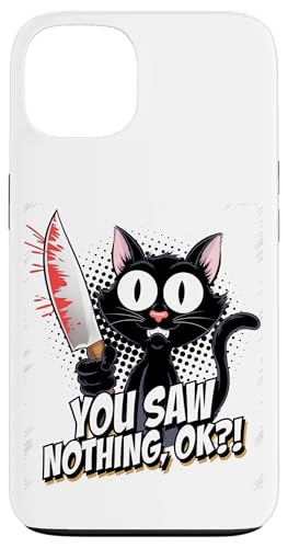 Schwarze Katzen Horror Gothic Halloween Katze Hülle für iPhone 13 Schwarze Katzen Horror Gothic Halloween Katze Hülle für iPhone 13 von Gruselig Unheimliche Katze Halloween Geschenk