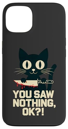 Schwarze Katzen Horror Gothic Halloween Katze Hülle für iPhone 13 Schwarze Katzen Horror Gothic Halloween Katze Hülle für iPhone 13 von Gruselig Unheimliche Katze Halloween Geschenk