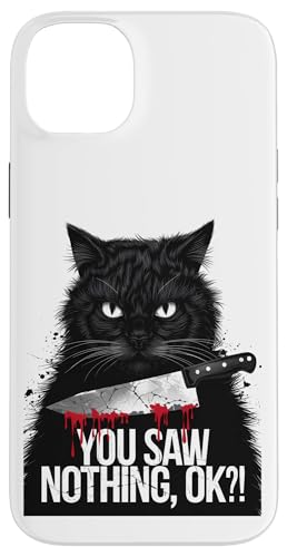 Schwarze Katzen Horror Gothic Halloween Katze Hülle für iPhone 14 Plus Schwarze Katzen Horror Gothic Halloween Katze Hülle für iPhone 14 Plus von Gruselig Unheimliche Katze Halloween Geschenk
