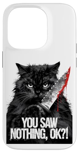 Schwarze Katzen Horror Gothic Halloween Katze Hülle für iPhone 14 Pro Schwarze Katzen Horror Gothic Halloween Katze Hülle für iPhone 14 Pro von Gruselig Unheimliche Katze Halloween Geschenk