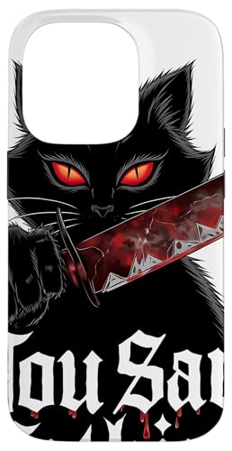 Schwarze Katzen Horror Gothic Halloween Katze Hülle für iPhone 14 Pro Schwarze Katzen Horror Gothic Halloween Katze Hülle für iPhone 14 Pro von Gruselig Unheimliche Katze Halloween Geschenk