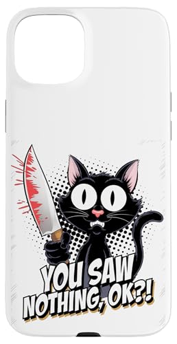 Schwarze Katzen Horror Gothic Halloween Katze Hülle für iPhone 15 Plus Schwarze Katzen Horror Gothic Halloween Katze Hülle für iPhone 15 Plus von Gruselig Unheimliche Katze Halloween Geschenk