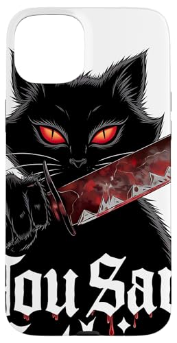 Schwarze Katzen Horror Gothic Halloween Katze Hülle für iPhone 15 Plus Schwarze Katzen Horror Gothic Halloween Katze Hülle für iPhone 15 Plus von Gruselig Unheimliche Katze Halloween Geschenk