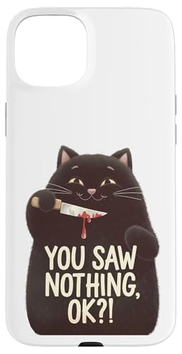 Schwarze Katzen Horror Gothic Halloween Katze Hülle für iPhone 15 Plus Schwarze Katzen Horror Gothic Halloween Katze Hülle für iPhone 15 Plus von Gruselig Unheimliche Katze Halloween Geschenk