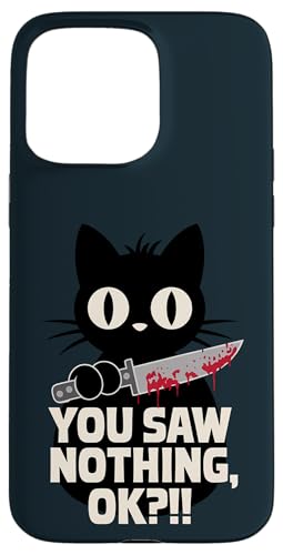 Schwarze Katzen Horror Gothic Halloween Katze Hülle für iPhone 15 Pro Max Schwarze Katzen Horror Gothic Halloween Katze Hülle für iPhone 15 Pro Max von Gruselig Unheimliche Katze Halloween Geschenk