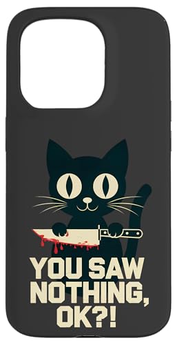 Schwarze Katzen Horror Gothic Halloween Katze Hülle für iPhone 15 Pro Schwarze Katzen Horror Gothic Halloween Katze Hülle für iPhone 15 Pro von Gruselig Unheimliche Katze Halloween Geschenk