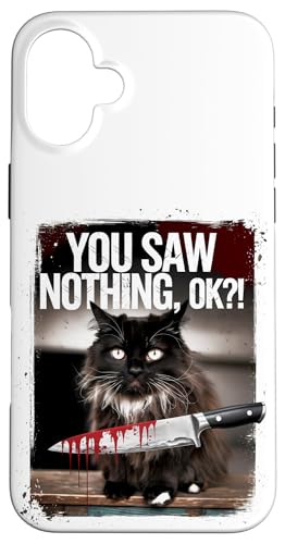 Schwarze Katzen Horror Gothic Halloween Katze Hülle für iPhone 16 Plus Schwarze Katzen Horror Gothic Halloween Katze Hülle für iPhone 16 Plus von Gruselig Unheimliche Katze Halloween Geschenk