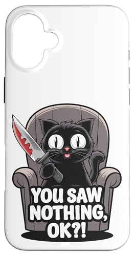 Schwarze Katzen Horror Gothic Halloween Katze Hülle für iPhone 16 Plus Schwarze Katzen Horror Gothic Halloween Katze Hülle für iPhone 16 Plus von Gruselig Unheimliche Katze Halloween Geschenk