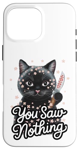 Schwarze Katzen Horror Gothic Halloween Katze Hülle für iPhone 16 Pro Max Schwarze Katzen Horror Gothic Halloween Katze Hülle für iPhone 16 Pro Max von Gruselig Unheimliche Katze Halloween Geschenk